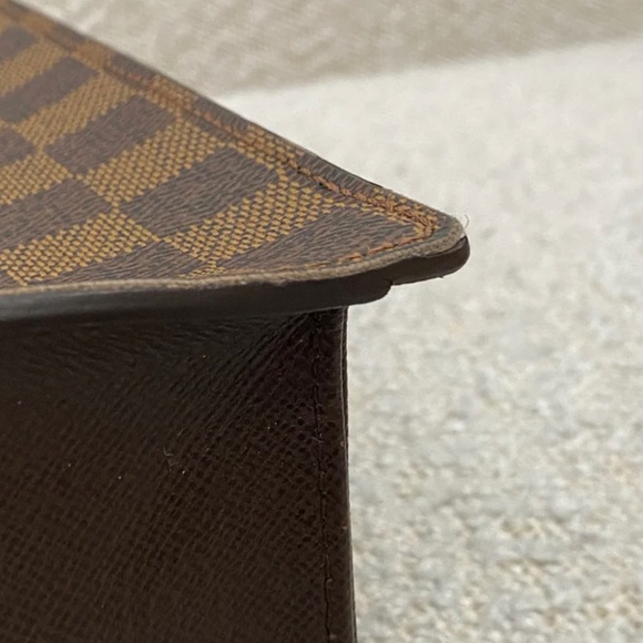 Authentic Pre-Owned Louis Vuitton Bag Sac Plat Damier Ebene Canvas Tote - Picture 7 of 16